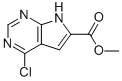 4-Chloro-7H-pyrrolo[2,3-d]pyrimidine-6-carboxylic acid methyl ester cas  944709-69-7